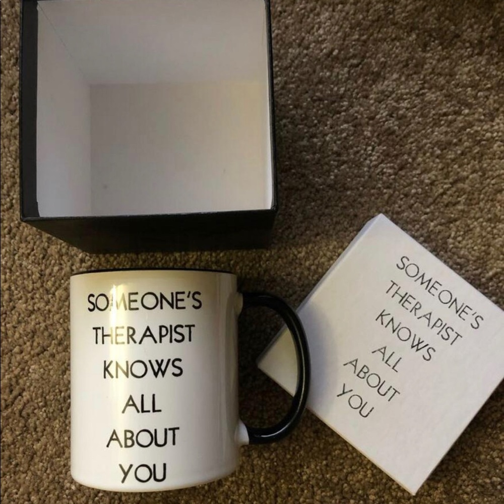 Funny Mug “Someone’s Therapist Knows All About You”